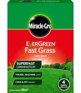 MIRACLE GRO EVERGREEN FAST GRASS SEED 1.6kg 56m2